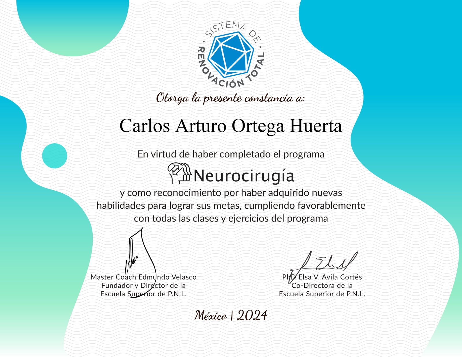 Constancia Neurocirugia